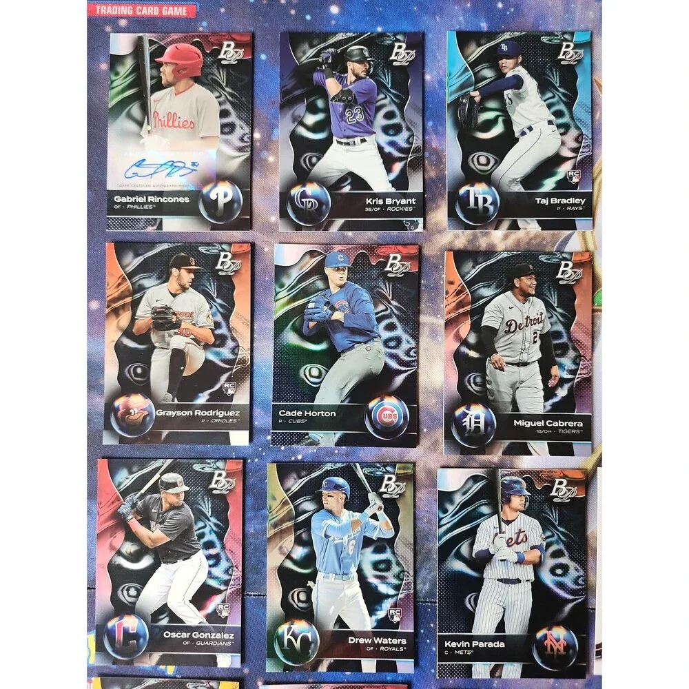 35 Card Baseball Lot - Topps/Bowman Platinum - Gabriel Rincones AUTO (LOT 6) - Picture 4 of 12
